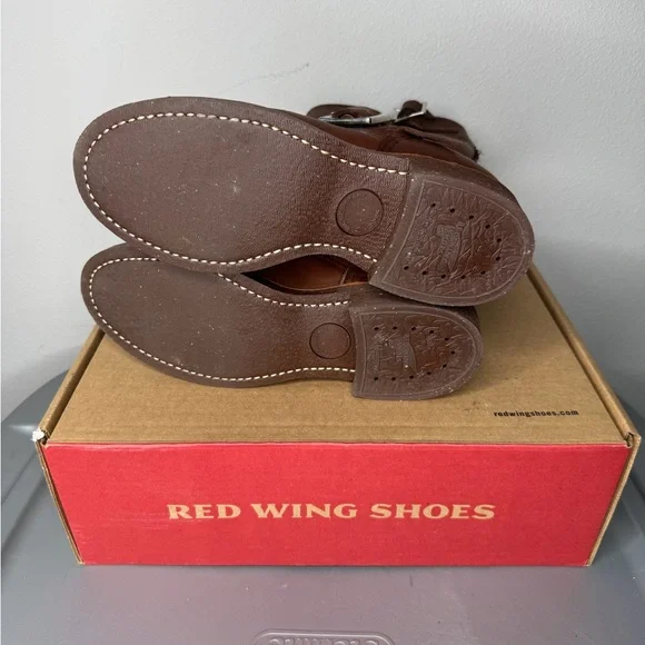 Red Wing Leather Engineer Boots Amber BRAND NEW w/BOX (Women’s Size 4D) - Picture 5 of 8